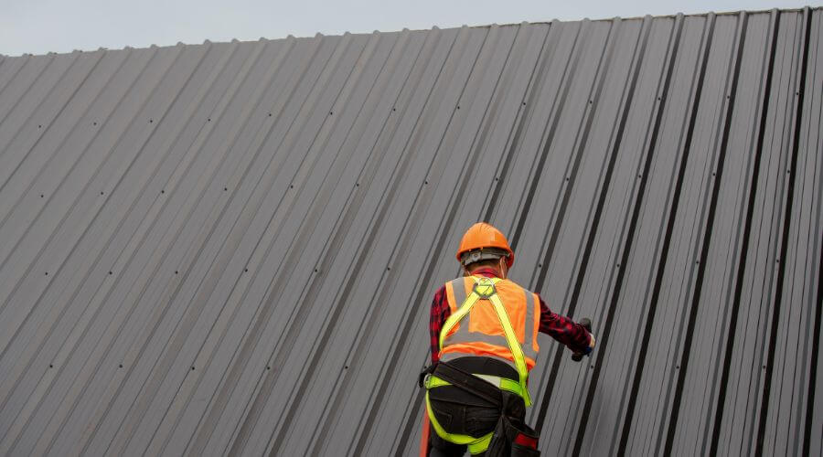 Professional metal roof installation services in Harrington, WA